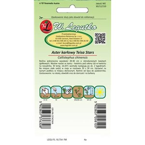 Aster chiński karłowy Teisa Stars mieszanka 0,5g
