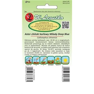 Aster chiński karłowy Milady Ballad niebieski 1g