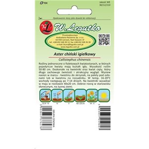 Aster chiński igiełkowy fioletowy 1g