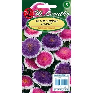 Aster chiński Liliput Moonshine mieszanka 0,3g
