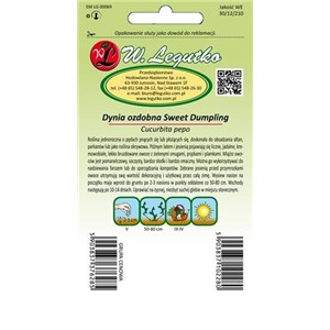 Dynia zwyczajna ozdobna Sweet Dumpling 1+0,5g