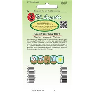 Goździk ogrodowy Szabo mieszanka pstra  0,2g
