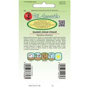 Goździk chiński Chianti wiśniowoczarny-biały 0,1g