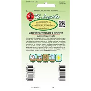 Gipsówka wiechowata biała  1g
