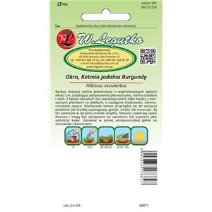 Okra, Ketmia jadalna Burgundy 2g
