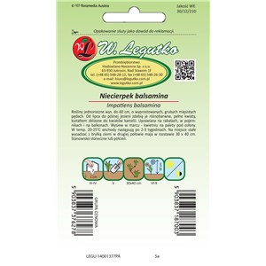 Niecierpek balsamina mieszanka 1g
