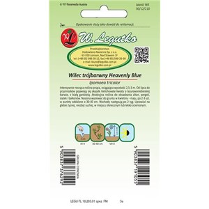 Wilec trójbarwny Heavenly Blue niebieski 2g
