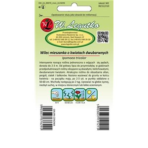 Wilec Powój pnący mieszanka dwubarwna 2g
