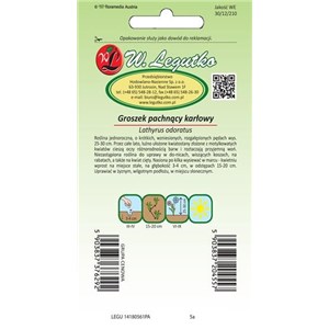 Groszek pachnący mieszanka karłowa  3g
