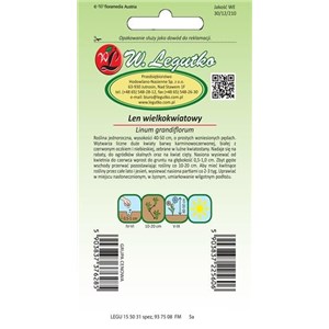 Len wielkokwiatowy mieszanka 1g