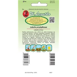 Lobelia przylądkowa , Stroiczka niebieska 0,2g