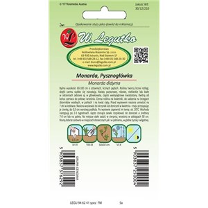 Monarda Pysznogłówka dwoista mieszanka 0,1g