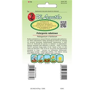 Pelargonia rabatowa Gama F1 łososiowa 0,05 g

