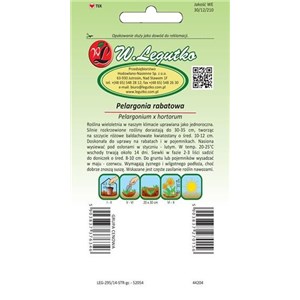 Pelargonia rabatowa Gama F1 różowa 0,05 g
