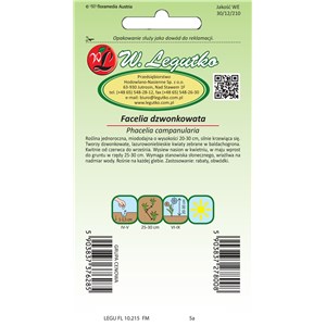 Facelia dzwonkowata niebieska 0,5g