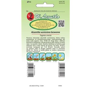 Aksamitka wzniesiona Odourless mieszanka bezwonna 1g