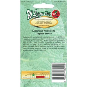 Aksamitka wzniesiona złoto-żółta 1g
