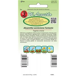 Aksamitka wzniesiona Fantastic żółta 0,3g
