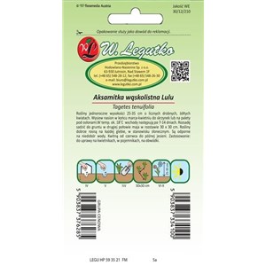 Aksamitka wąskolistna Lulu 0,3g
