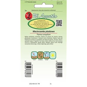 Macierzanka piaskowa lilaróżowa 0,1g