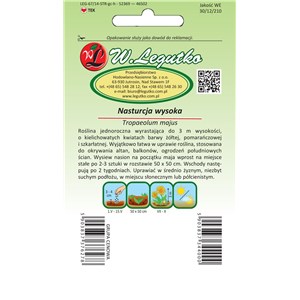 Nasturcja wysoka pojedyncza mieszanka 6g

