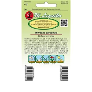 Werbena ogrodowa mieszanka 0,5g
