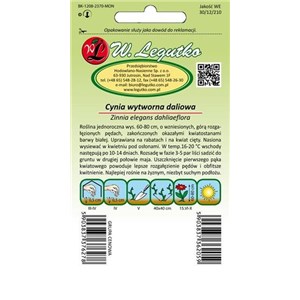 Cynia wytworna daliowa Polar Bear biała 1g