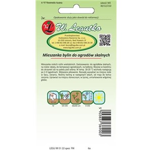 Mieszanka bylin do ogrodów skalnych 1g