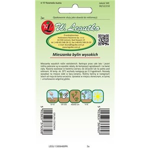 Mieszanka bylin wysokich  1g
