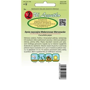 Dynia zwyczajna Makaronowa Warszawska 2g