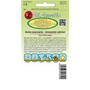 Dynia zwyczajna mieszanka odmian 2g cukinia