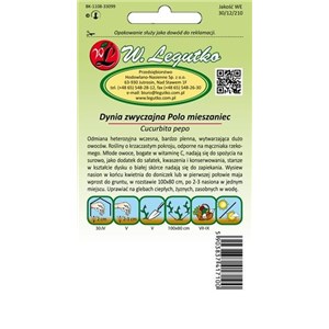 Dynia zwyczajna Polo F1 2g patison
