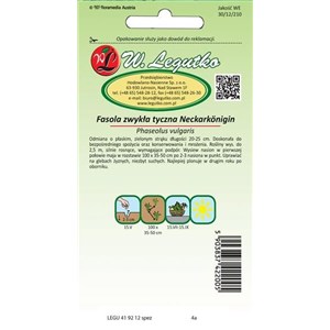 Fasola zwykła tyczna Neckarkonigin 10g