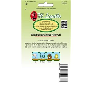 Fasola wielkokwiatowa Piękny Jaś 40g
