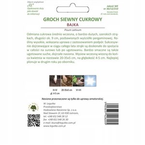 Groch siewny cukrowy Bajka 40g