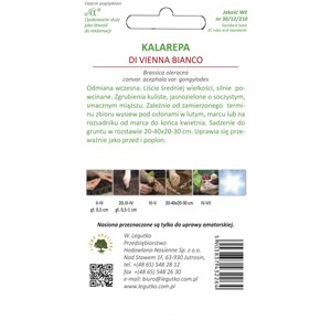 Kalarepa di Vienna bianco 2g
