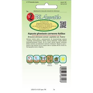Kapusta głowiasta czerwona Kalibos 0,5g