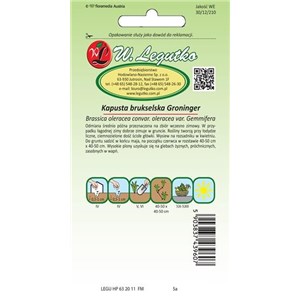 Kapusta brukselska Groninger 1g

