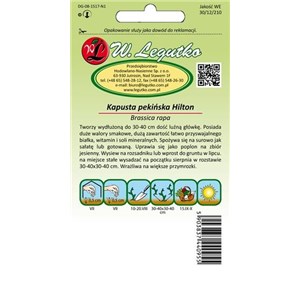 Kapusta pekińska Hilton 0,5g
