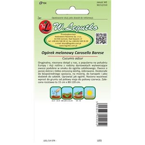 Ogórek melonowy Carosello Barese 2g