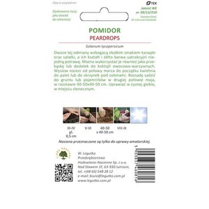 Pomidor Peardrops żółty 0.30g