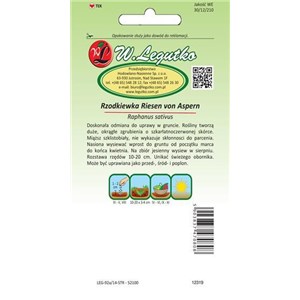 Rzodkiewka Riesen Von Aspern 5g