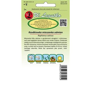 Rzodkiewka mieszanka odmian kulistych 10g