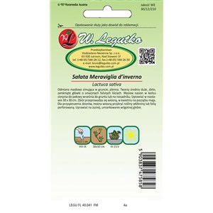 Sałata Meraviglia D'inverno 1+0,5g zimująca
