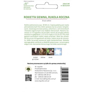 Rokietta siewna Rukola jednoroczna  0,5g