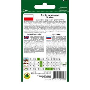 Dynia zwyczajna cukinia Di Nizza 2g