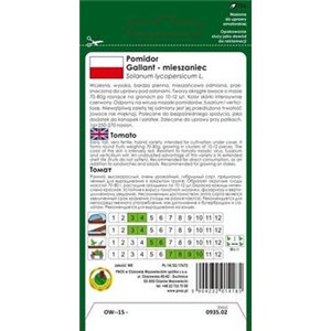 Pomidor pod osłony Gallant F1 0,1g