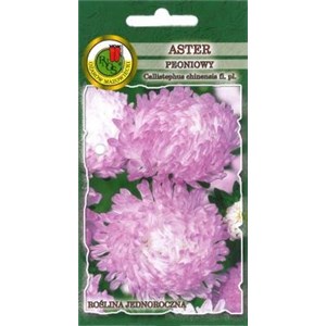 Aster chiński peoniowy białoróżowy 0,8g