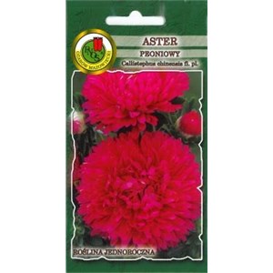 Aster chiński peoniowy czerwony 0,8g