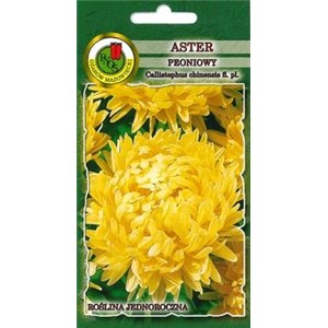 Aster chiński peoniowy żółty Sonata 0,8g